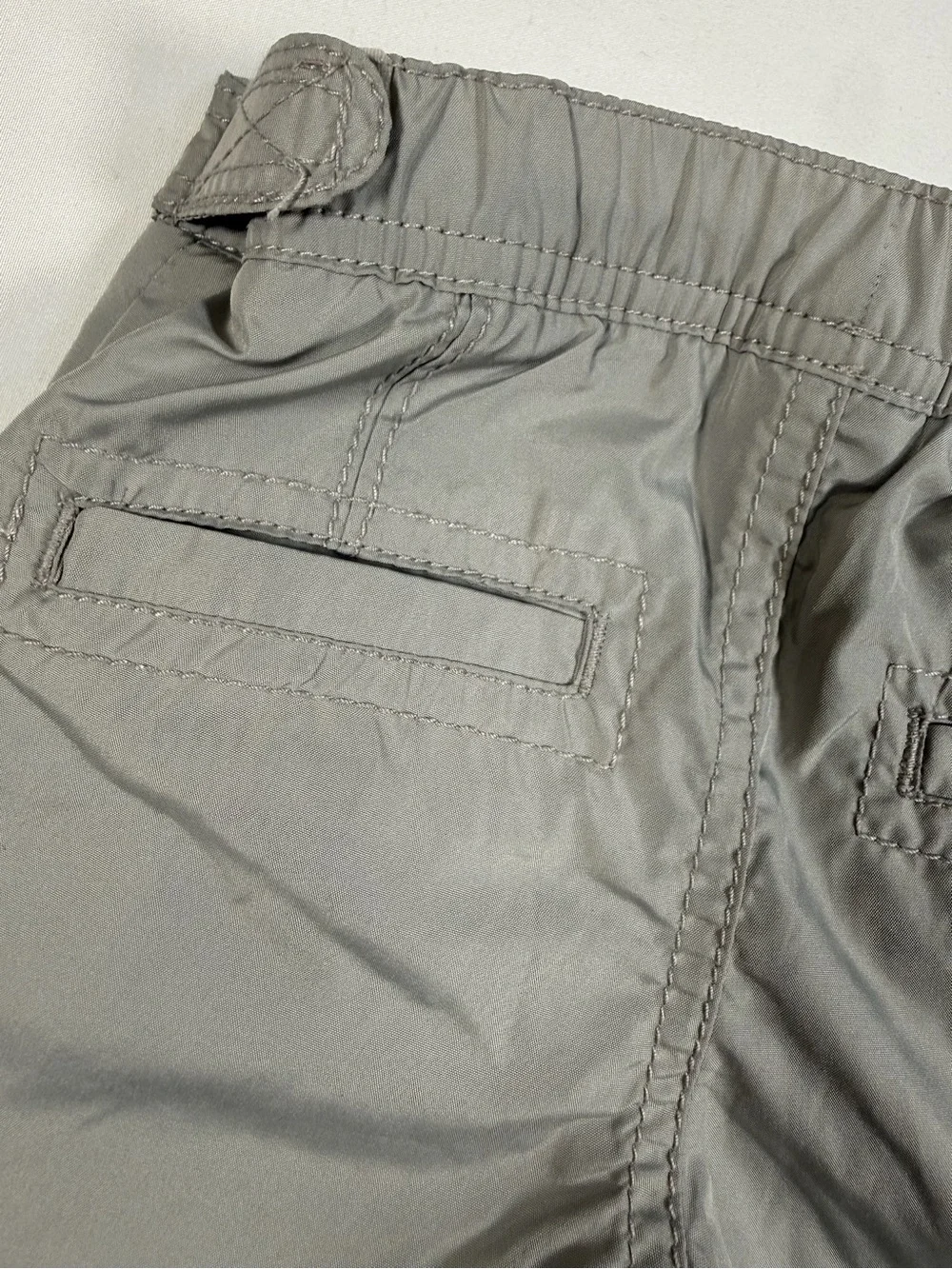 GYMBOREE Vintage 2010 Baby Boys' Grey Cargo‎ Fleece Lined Pants Après Ski 3-6M